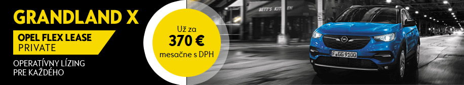 Opel Grandland X - operatívny lízing Flex Lease Opel Grandland X Flex Lease